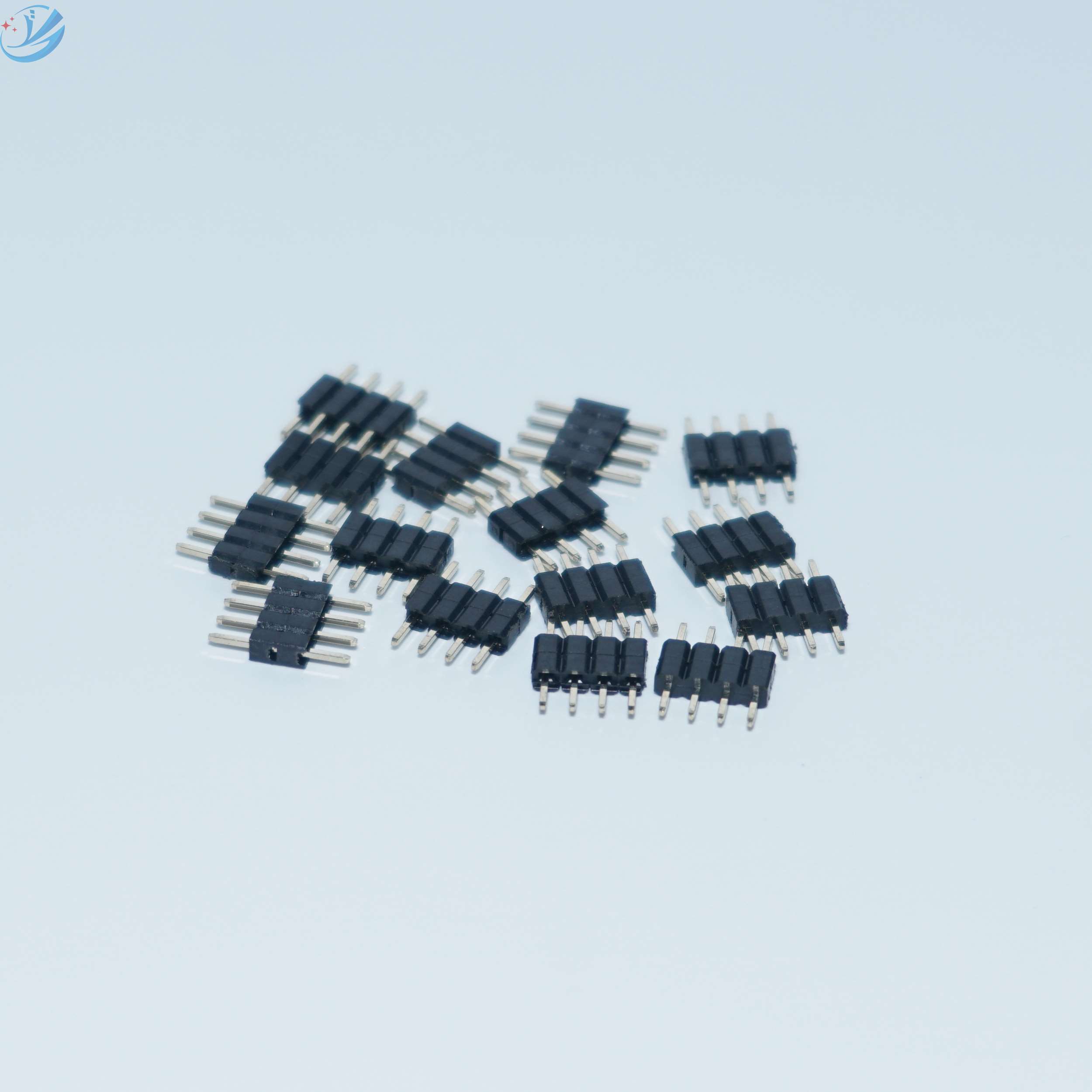 2.0 Pitch 4 Pin Single Row Male Header DIP Suora